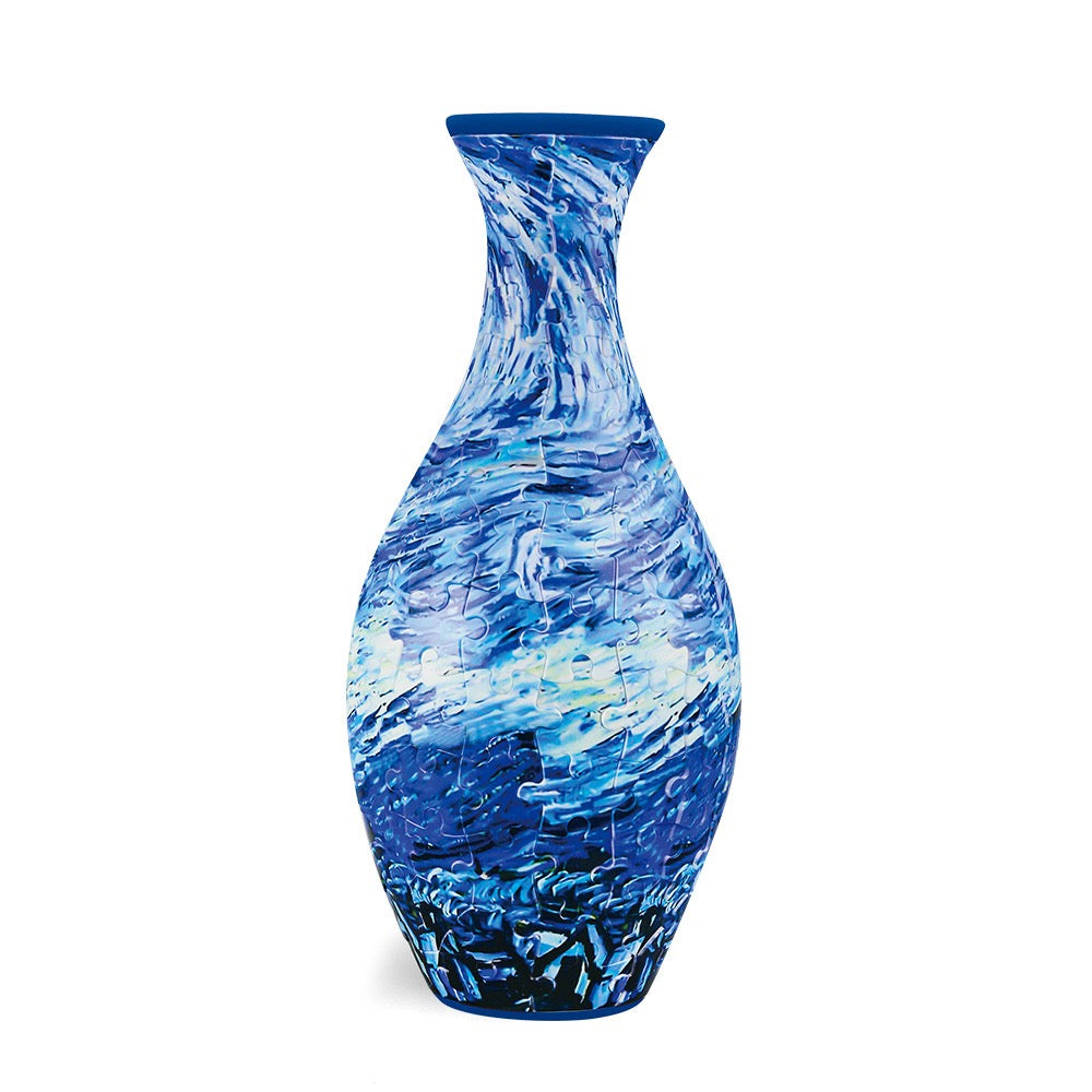 Build-A-Bloom™ 3D Puzzle Vase – DIY Art + Free Faux Flowers You Can Choose