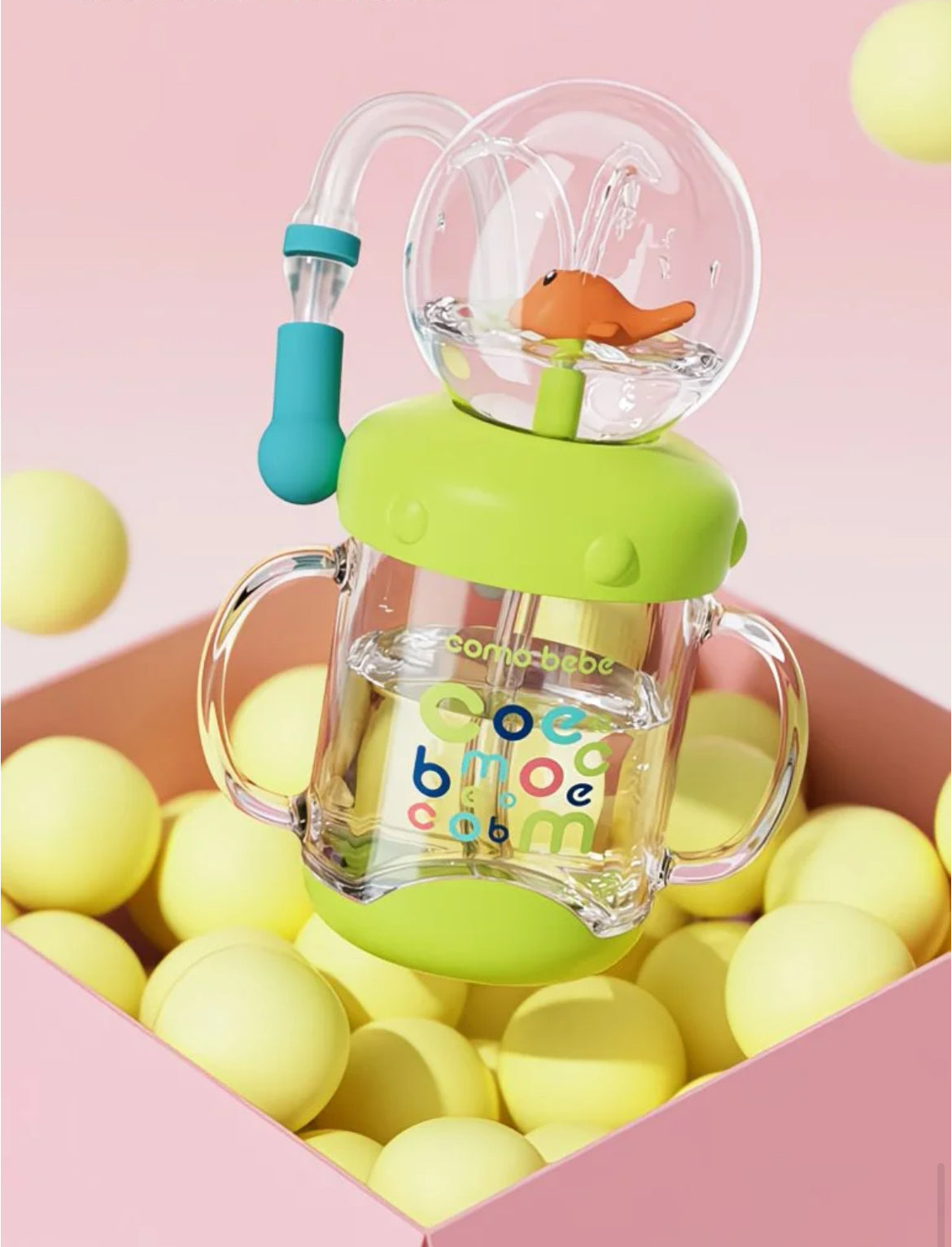 Whale Fountain Cup|The Cup That Makes Kids Love Drinking Water