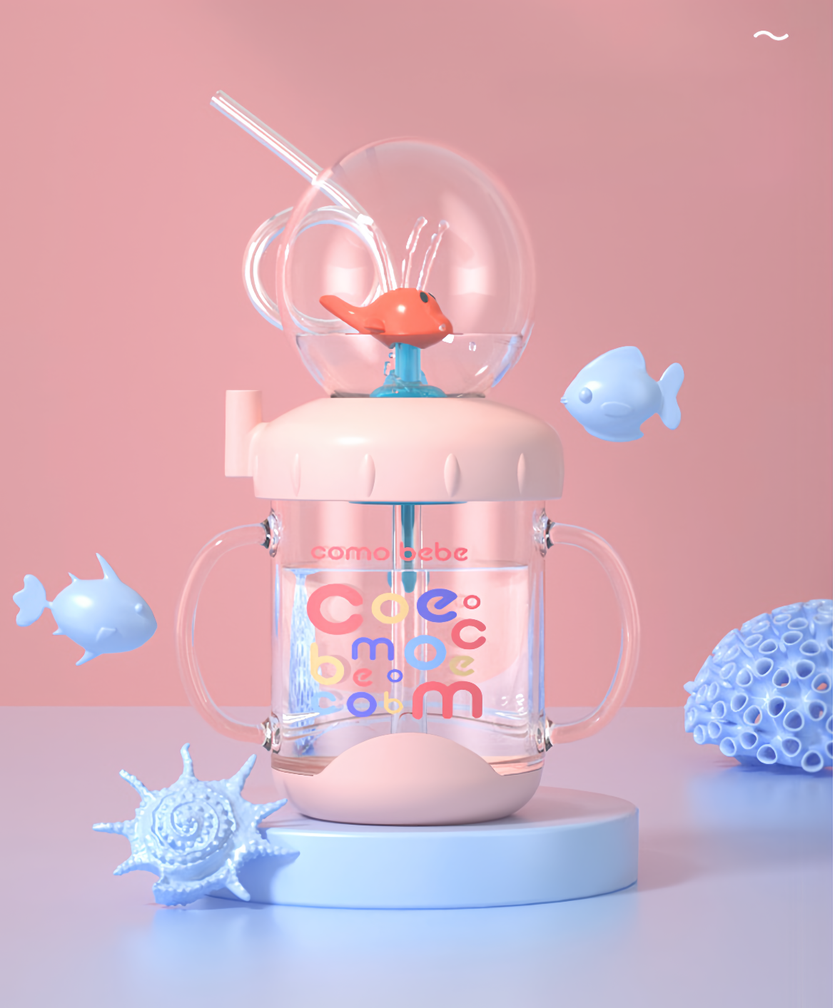 Whale Fountain Cup|The Cup That Makes Kids Love Drinking Water