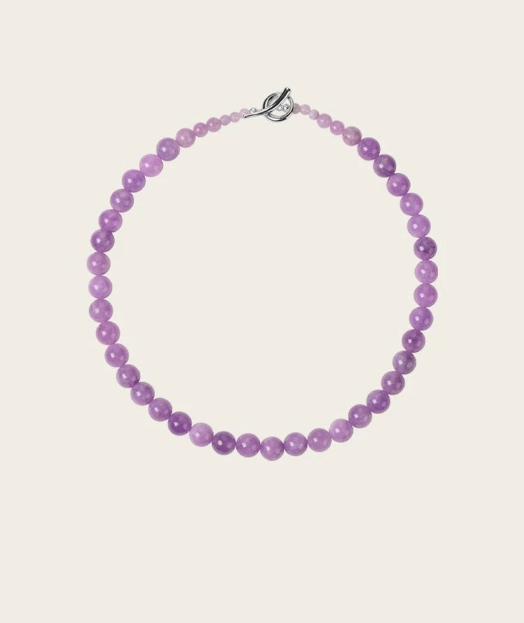 Amethyst Bliss: Sweet Grape Wine Necklace