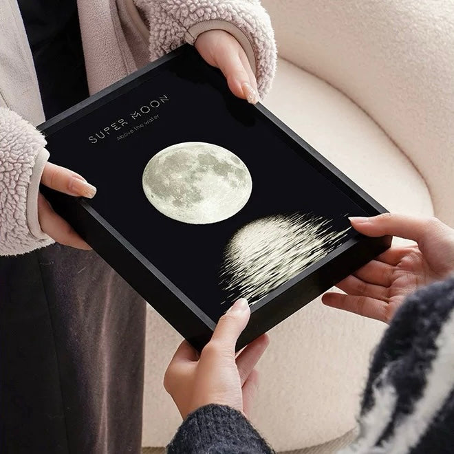 「3-in-1 Luminous Melody」Singing Wall Art Light: Night Light, Speaker & Decorative Painting