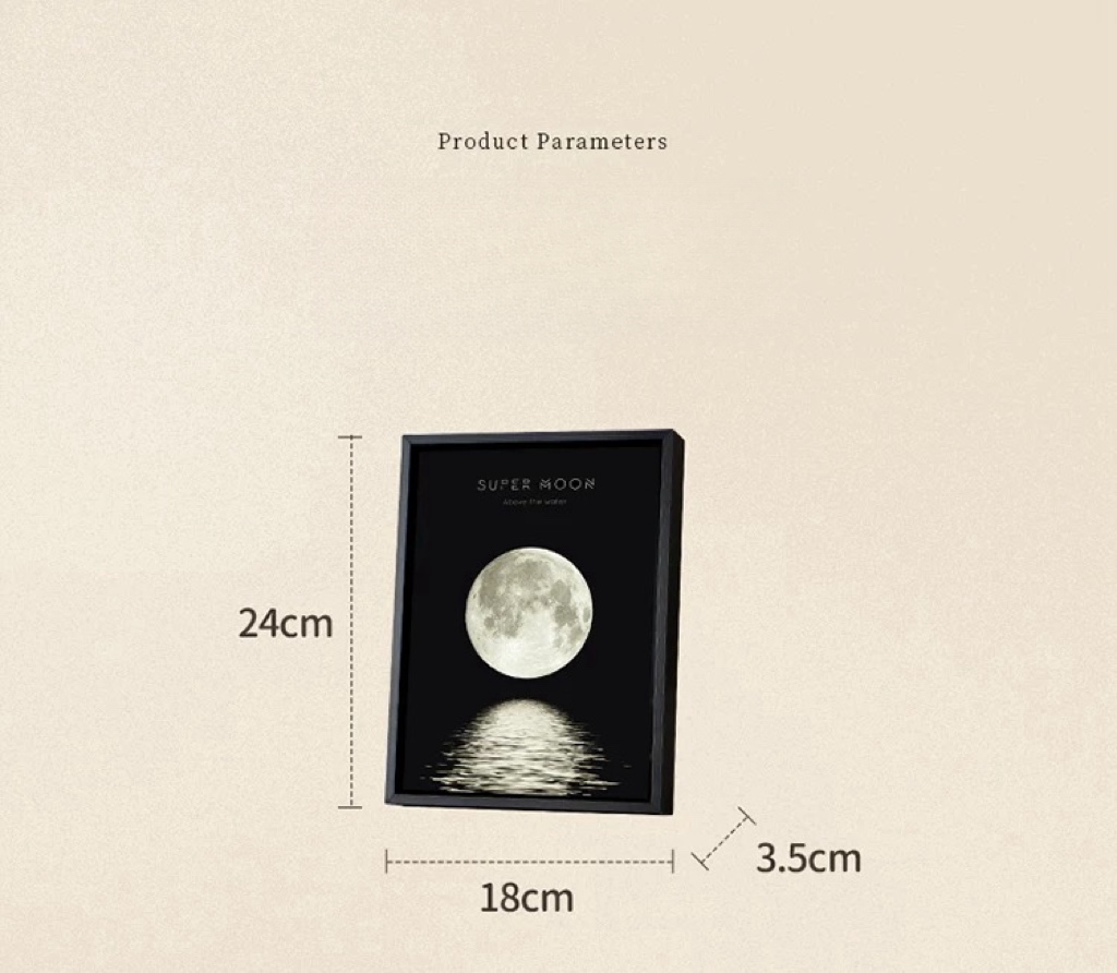 「3-in-1 Luminous Melody」Singing Wall Art Light: Night Light, Speaker & Decorative Painting