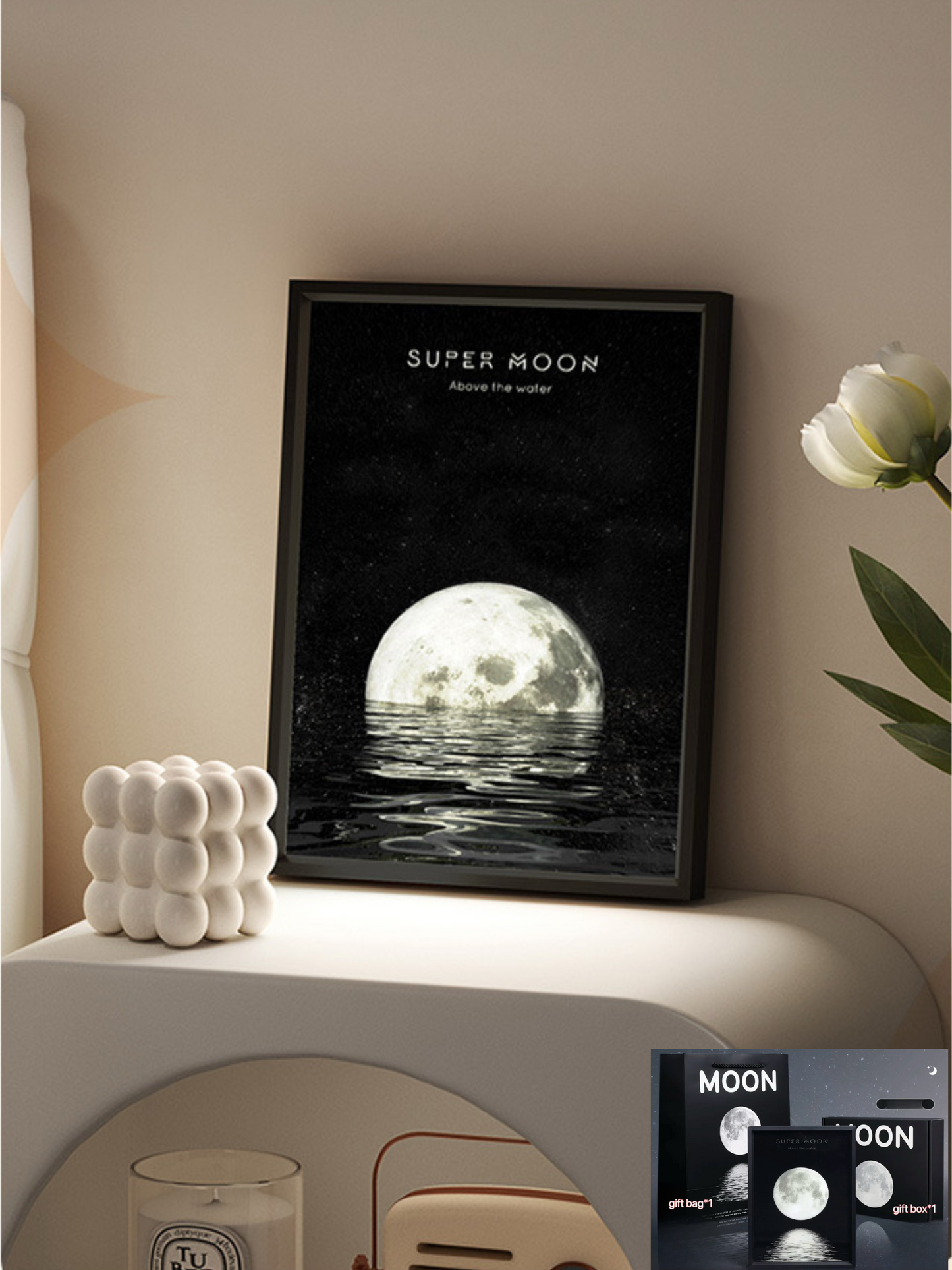「3-in-1 Luminous Melody」Singing Wall Art Light: Night Light, Speaker & Decorative Painting