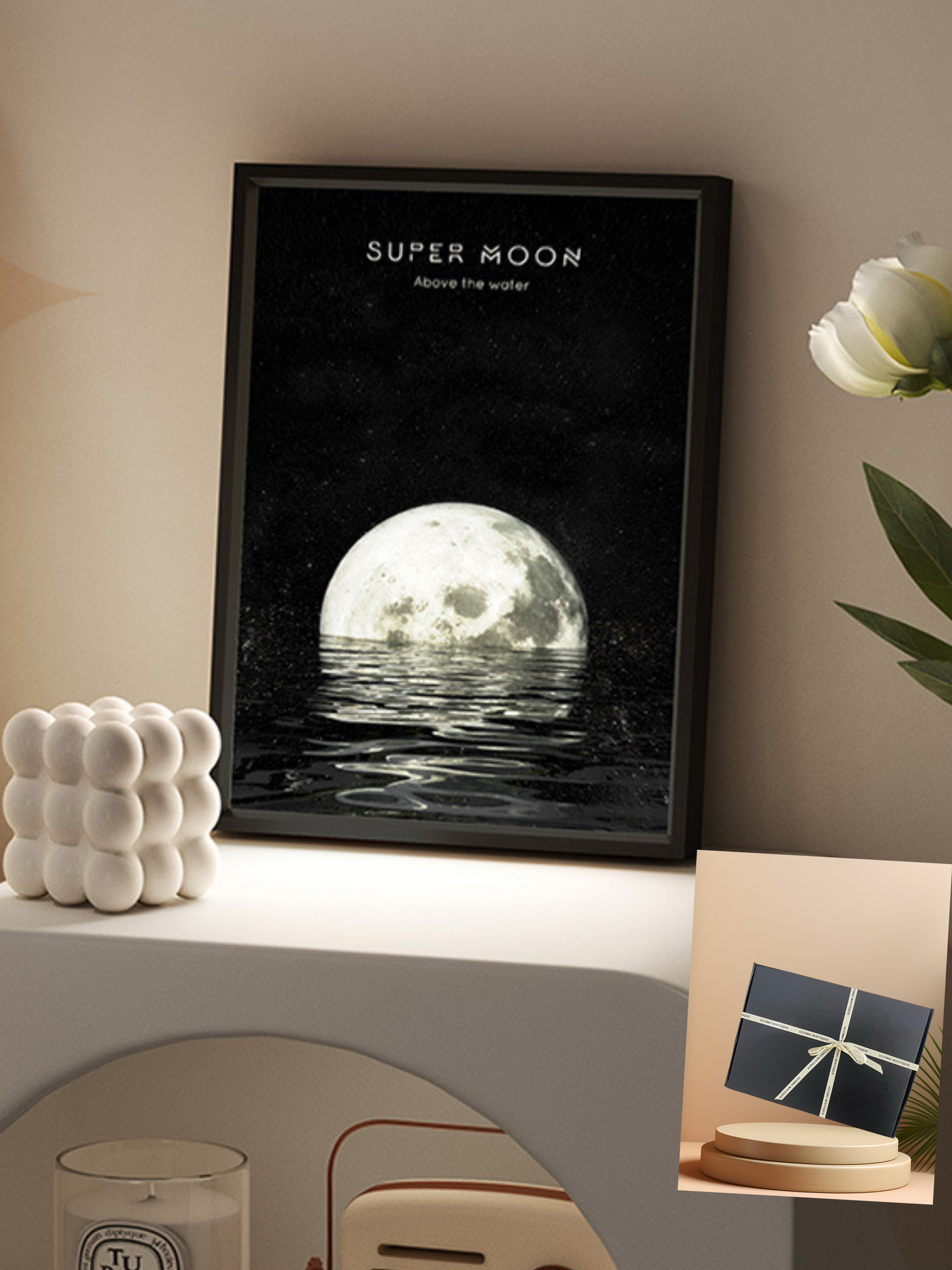 「3-in-1 Luminous Melody」Singing Wall Art Light: Night Light, Speaker & Decorative Painting