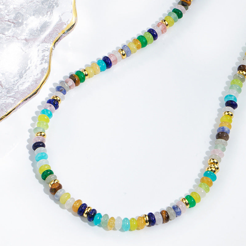 Colorful and Playful Dopamine Beaded Necklace