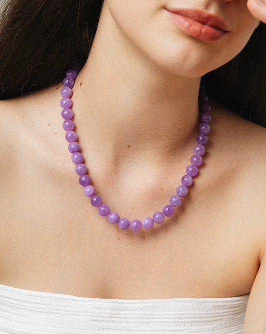 Amethyst Bliss: Sweet Grape Wine Necklace