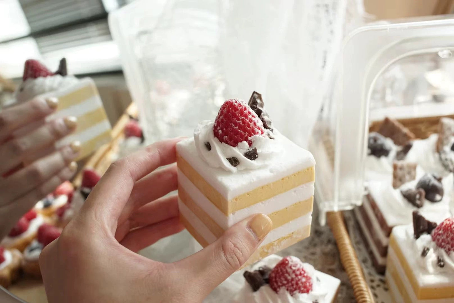 Strawberry Cake Bliss: Handmade Soap Wedding Favor