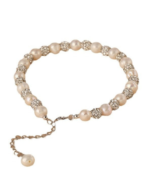 Celestial Charm Dazzling Star Pearl Bracelet