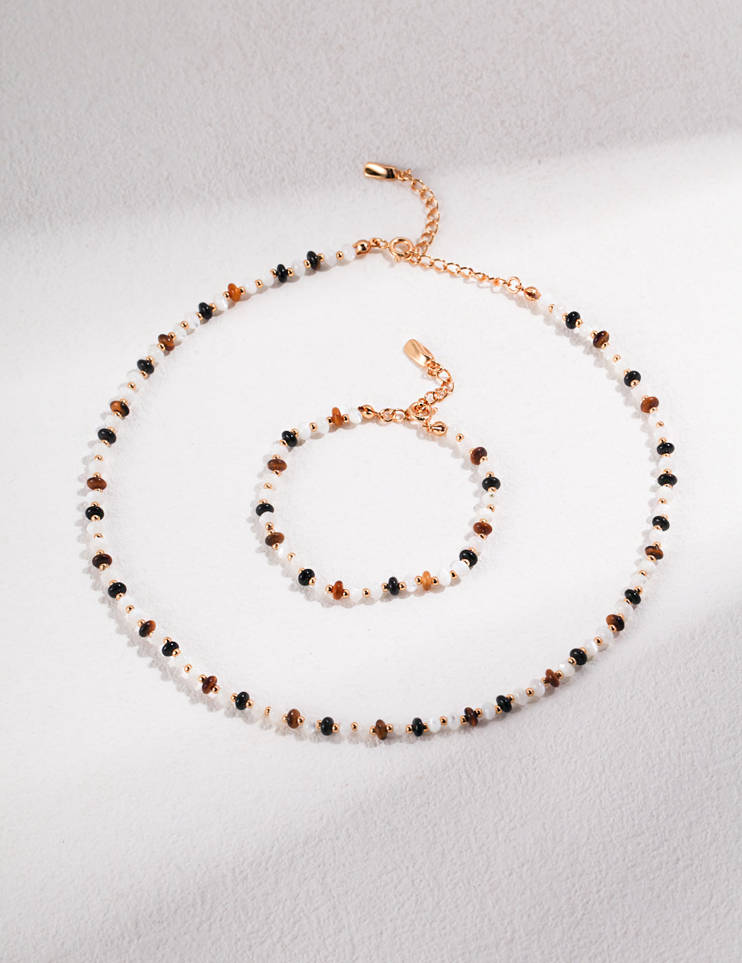 Energetic Amber Tiger's Gaze Pearl Bracelet - Elegant & Timeless